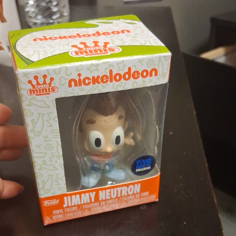 Funko Minis Jimmy Neutron Vinyl Figure with Blue and Brown Details